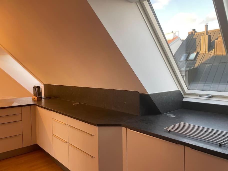 Ferienwohnung Rooftop Terrace- Panoramablick Ueber Wien Exterior foto