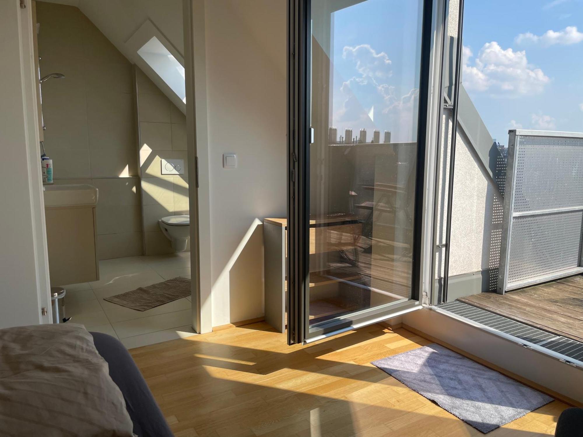 Ferienwohnung Rooftop Terrace- Panoramablick Ueber Wien Exterior foto