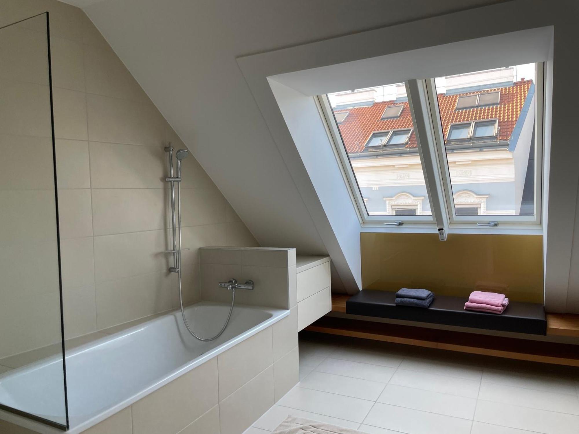 Ferienwohnung Rooftop Terrace- Panoramablick Ueber Wien Exterior foto